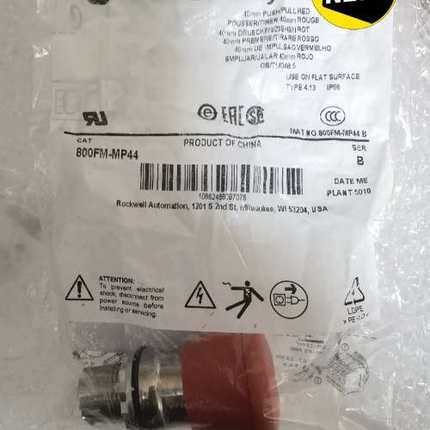 罗克韦尔，AB金属急停按钮800FM-MP44，11议价