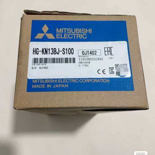 (议价)带刹车伺服电机，HG-KN13BJ-S100，一