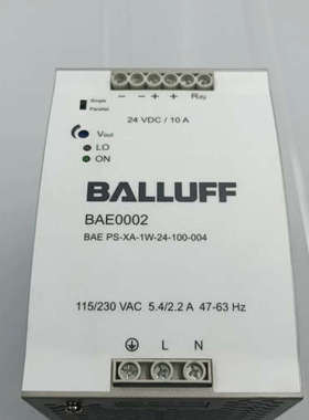 BALLUFF巴鲁夫电源 BAE0002  24V10A 全议价