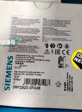 负荷监控 3RF2920-0FA08议价