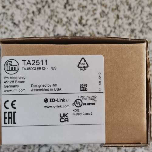 IFM易福门温度传感器TA2511 TA2115，图议价