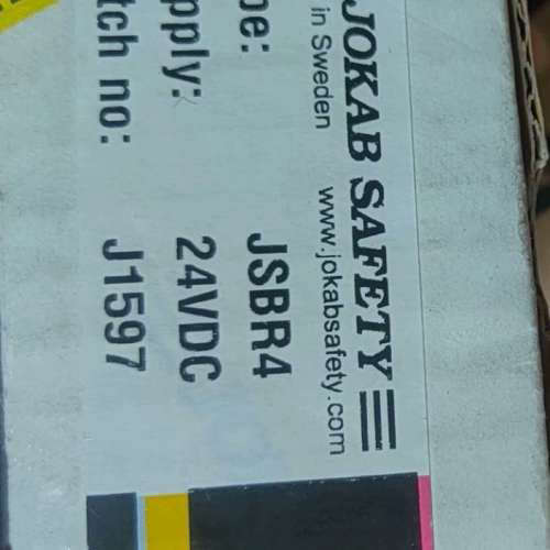 JSBR4 24VDC 瑞典佳可保JOKAB SAFETY安议价