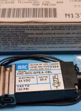 MAC高频电磁阀34C-N00-GFEA-0BL议价