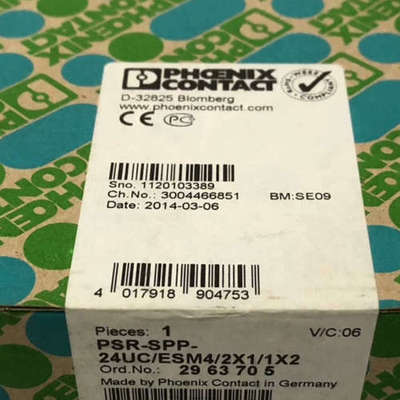菲尼克斯安全继电器PSR-SPP-24UCESM42X1议价