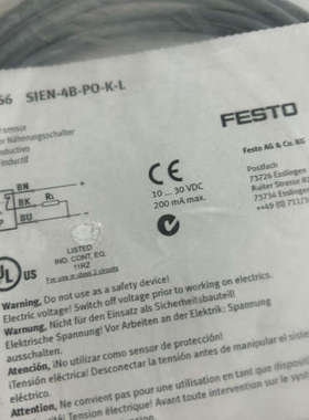 费斯托  FESTO 150366 SIEN-4B-PO-K议价