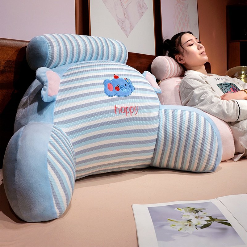 冰丝床头靠垫软包护腰靠枕孕妇沙发抱枕可拆洗宿舍床上大靠背腰枕,居家布艺,床头靠垫,淘宝优惠券,粉丝福利购,淘宝优惠卷