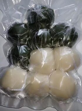 宜兴特产青菜豆沙肉馅糯米团子