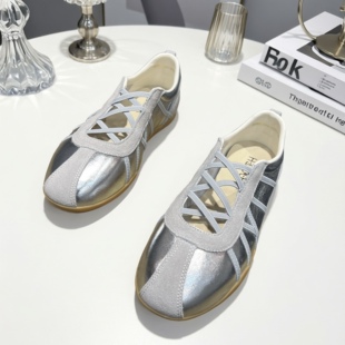 百搭平底芭蕾舞鞋 子时尚 真皮女鞋 106 女德训鞋 998 女单鞋 2026新款