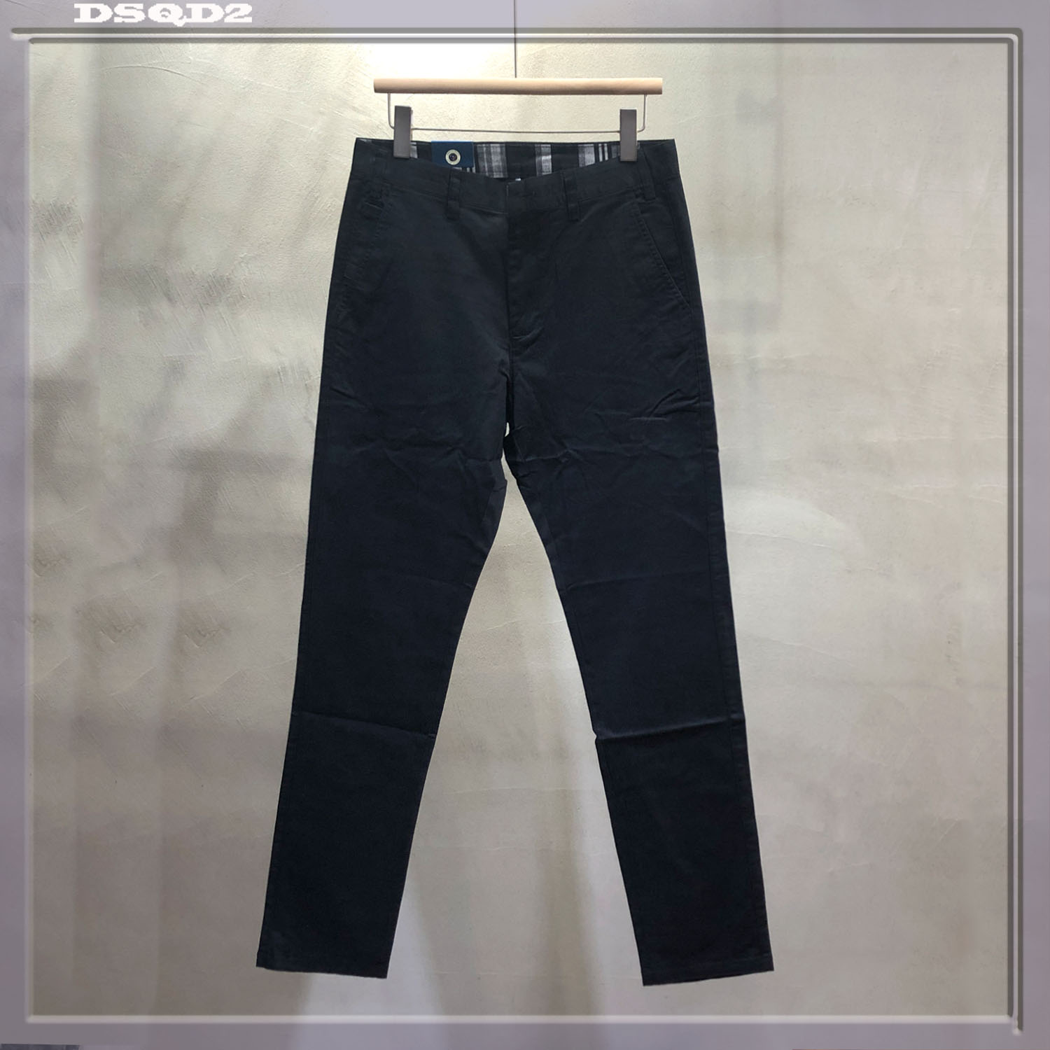 纯棉直筒休闲裤男2024新款男裤商务卡色裤子男款男士秋季厚款长裤