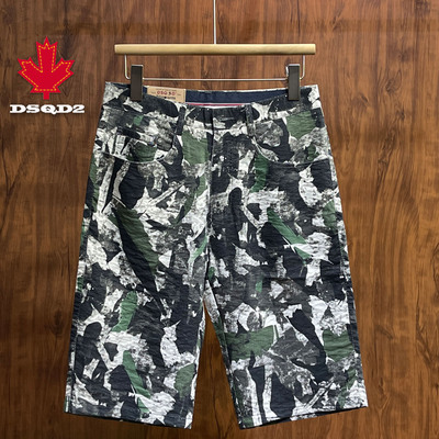 直筒宽松六分裤过膝盖短裤