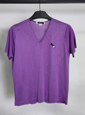 梦家  女装亮丝  高端女装时尚休闲短袖T恤T1392