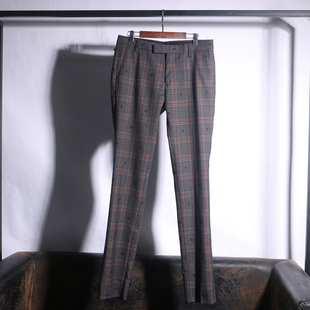 高端欧货24055K1 薄款 绵羊毛面料 休闲西裤 男士 意大利
