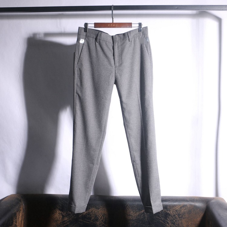 意大利拉图 24070K1 聚酯纤维+粘纤+氨纶   男士休闲裤春秋款