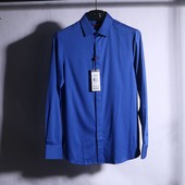 粘纤 休闲中年长袖 聚酯纤维 威可家线下790元 氨纶 男士 衬衫 3T038