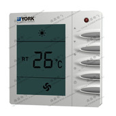 约克中央空调温控器液晶智能开关风机盘管控制器面板TMS2000DB