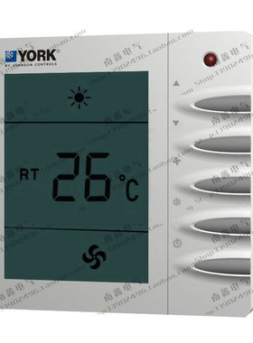 约克中央空调温控器液晶智能开关风机盘管控制器面板TMS2000DB