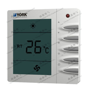 约克中央空调温控器液晶智能开关风机盘管控制器面板TMS2000DB