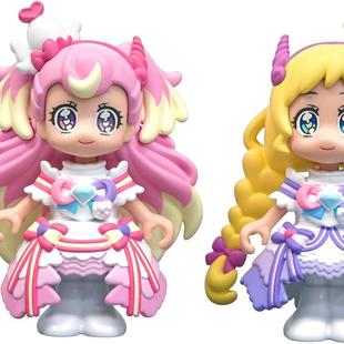 wonderful光之美少女小麦彩羽小雪真由钻石蝴蝶结迷你盒蛋手办