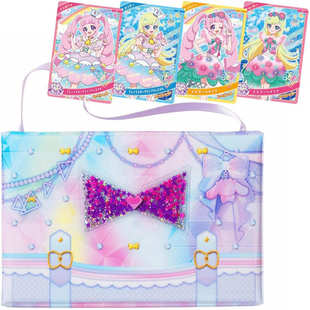 多美卡秘密的偶像公主r文件袋卡片收藏夹卡册卡包女孩玩具