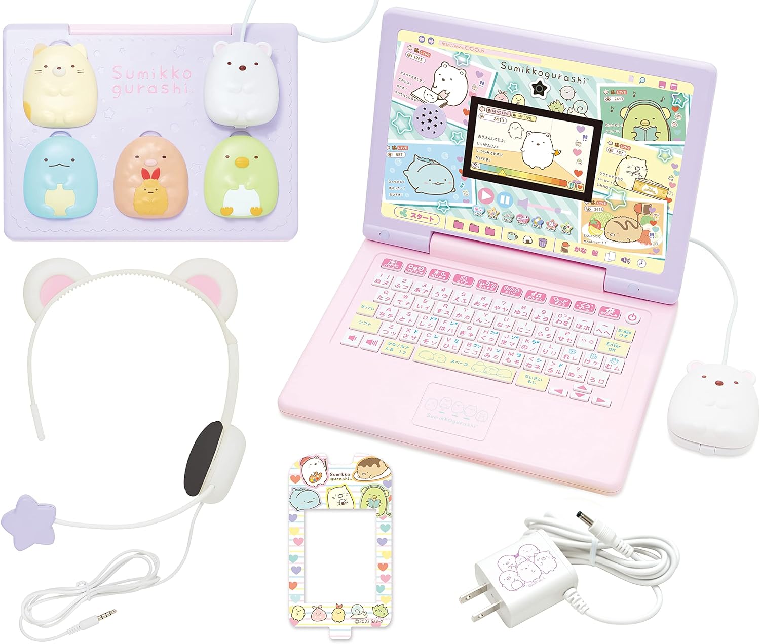 角落生物幼儿童学习电脑早教机鼠标电脑电子宠物游戏机益智玩具