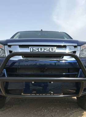 五十铃D-MAX独角仙UANG改装前杠竞技轻量豁车冲沙无损安装防护杠