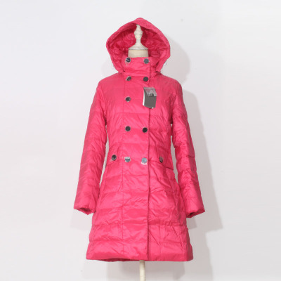 商场同款高端品牌轻薄羽绒服女中长款带帽时尚洋气小个子修身收腰