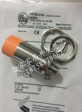 全新易福门电感式接近开关II5441 IIA3015-BPKG/US-100-DPS传感器