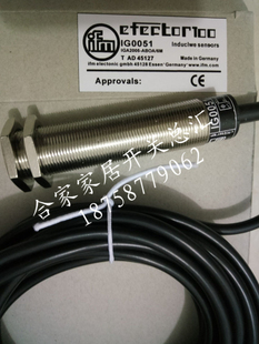 全新易福门电感式接近开关IG5502 IGA3005-BPKG/V4A/6M传感器