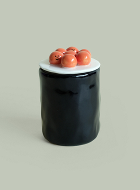 ruonanjiao家居鱼籽寿司陶瓷杯