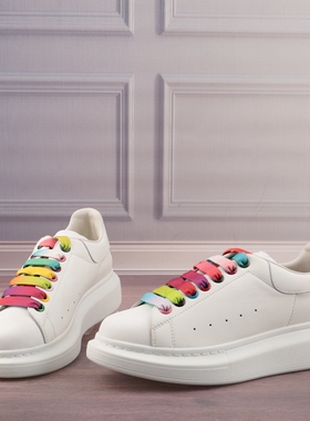 牛皮面羊皮里真皮摇摇底增高情侣鞋女鞋子男鞋时尚休闲鞋X89-2