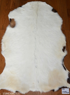 白山羊皮139皮毛一体酒吧酒窖居家办公 手工DIY仿真山羊仿真羚羊