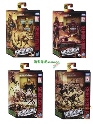 孩之 宝变形金刚王国系列D级蜘蛛勇士黑寡妇黄豹飞箭勇士鲁莽3C