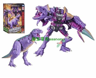 孩之变宝形金刚赛博坦王国猛兽侠领袖L级威震 天霸王龙大号盒装3C