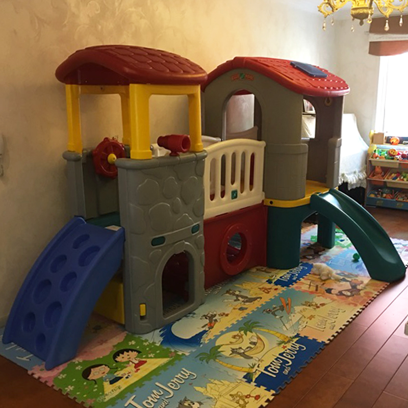 兒童隆成小神童幼兒園塑料攀爬遊戲組合滑滑梯玩具 室內 家用在類目 玩具/童車/益智/積木/模型, 遊樂/教學設備/大型設施, 滑梯中 - 來自Buy2taobao.com提供專業的淘寶代購服務