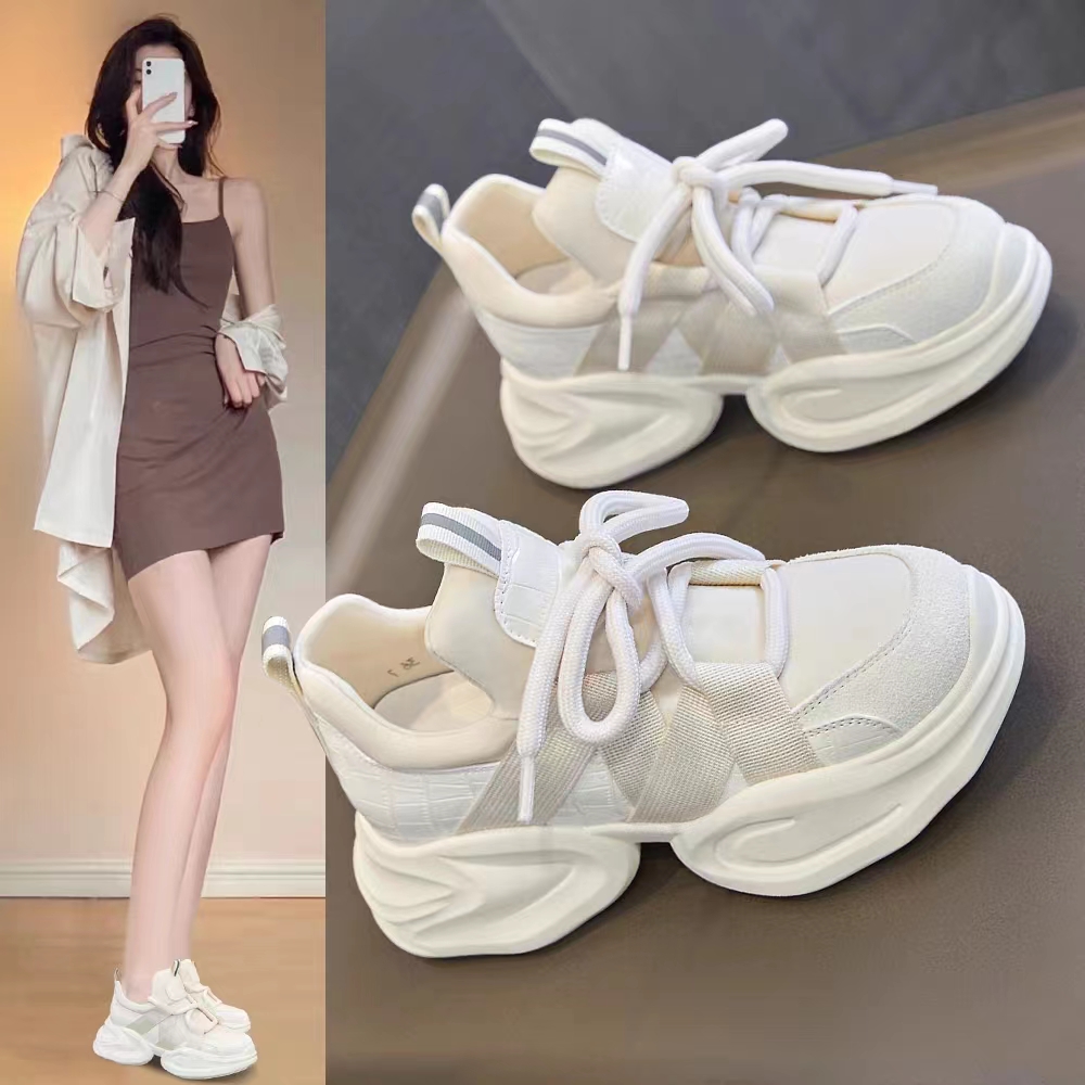 内增高老爹鞋女款2023新款显脚小