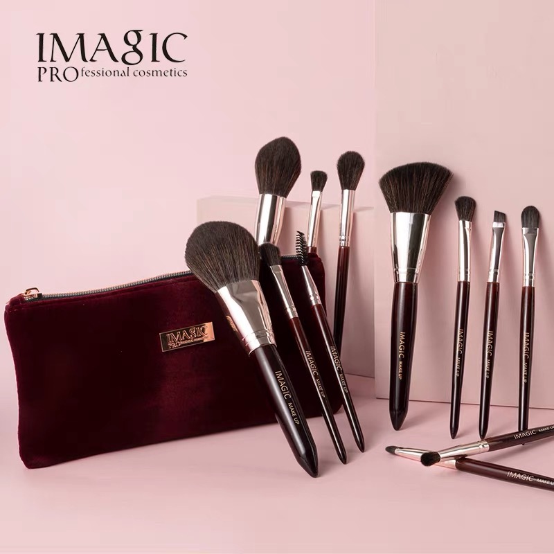 imagic12支化妆刷套装专业柔软散粉眼影遮瑕高光腮红细节刷正品