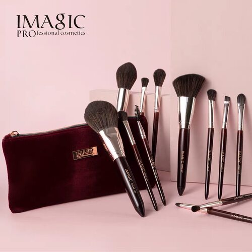 imagic12支化妆刷套装专业柔软散粉眼影遮瑕高光腮红细节刷正品