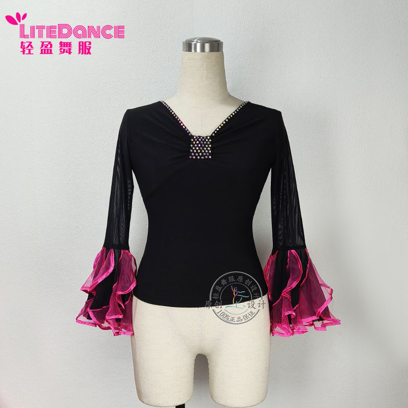 新款摩登舞服专用上衣