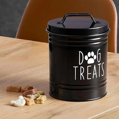 Metal Dog Treat Container Dog Food Storage Container Food S