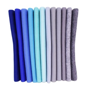 Soft Grey Polyester For DIY 1.2mm Felt Fabric Blue Cloth