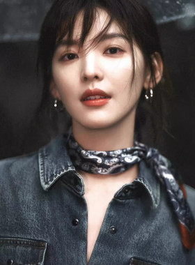 章若楠同款真丝丝巾女高级感法式复古百搭100%桑蚕丝小方巾围巾潮