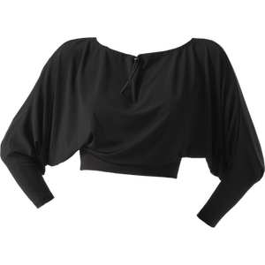 CONNY舞蹈练功上衣宽松拉丁现代舞服跳摩登古典舞上装可调节领口
