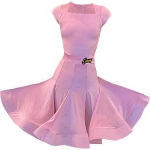 CONNY拉丁舞服2025新款女舞蹈鱼骨裙儿童表演出专业比赛规定赛服