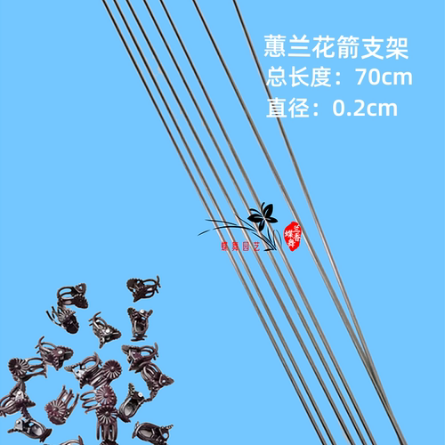 兰花支架蝴蝶兰花杆架花剑夹子