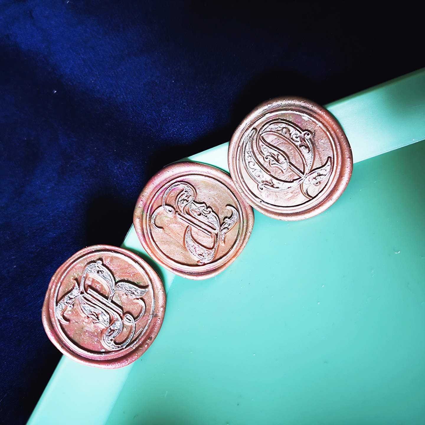 暗黑系小众字体封印火蜡封章火漆