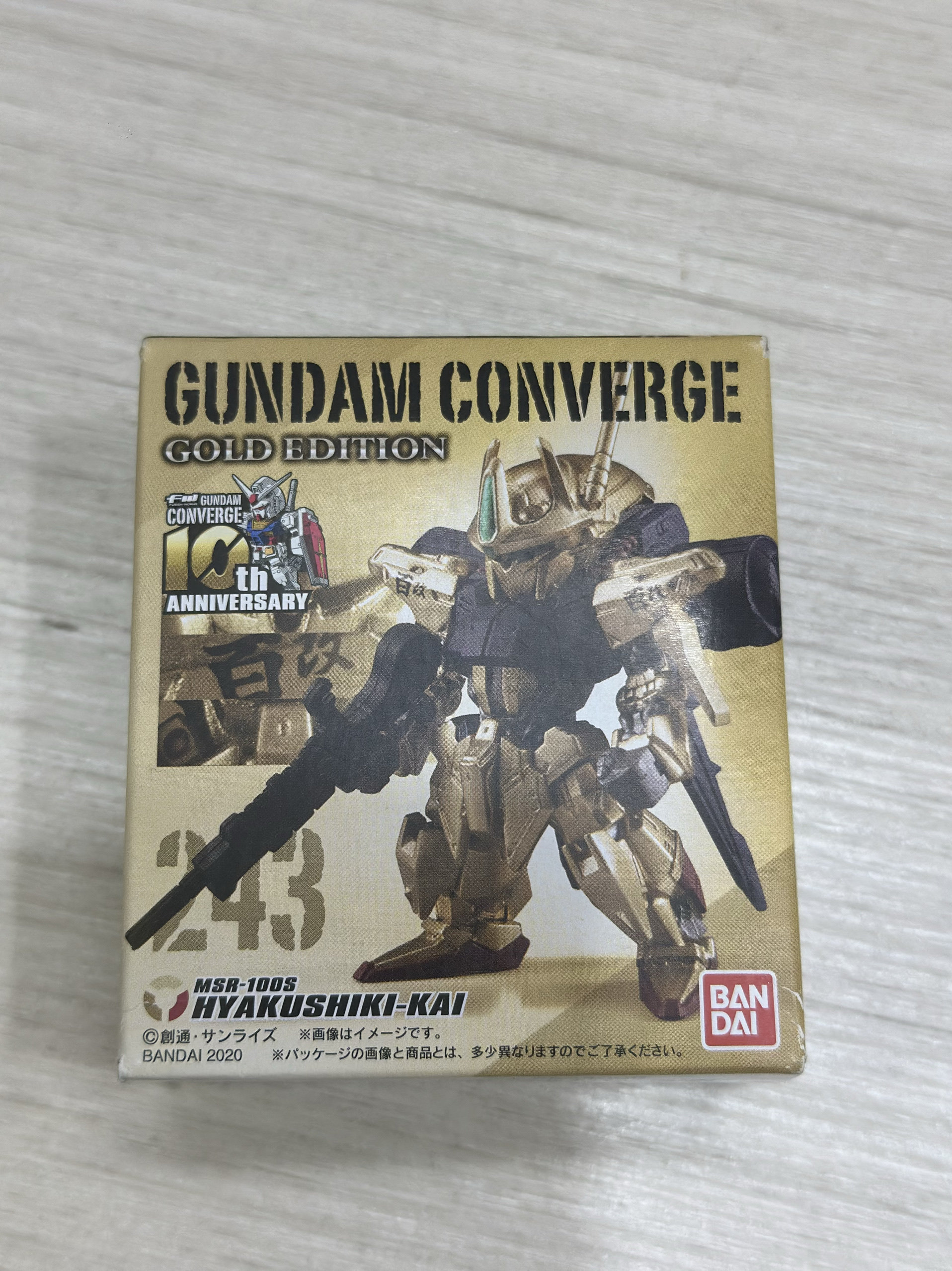 243号  百式改  代理版 全新未拆  盒装万代fw converge 高达食玩
