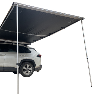户外黑胶车边帐车边帐篷黑胶遮阳棚天幕侧帐汽车天幕帐篷自驾游