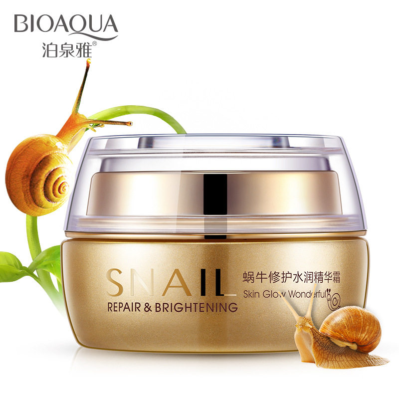 BIOAQUA Snail Repair Moisturizing Essence Cream Face cream Replenish water Moisture wechat Business Explosive money Oil control Brighten skin colourin the Skin Care/Body/Essential oils , Emulsion/Cream  category - from Buy2taobao.com to provide professional Taobao agent buy service