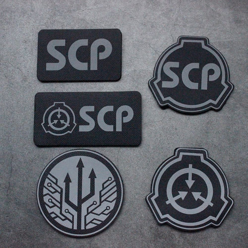 反光魔术贴SCP标志章冲锋衣