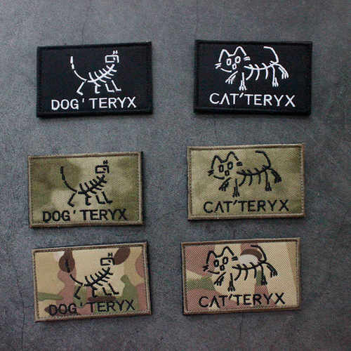 猫狗徽章创意装饰刺绣衣服帽贴